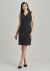 Womens Sleeveless V Neck Dress