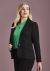 Womens Two Button Mid Length Jacket